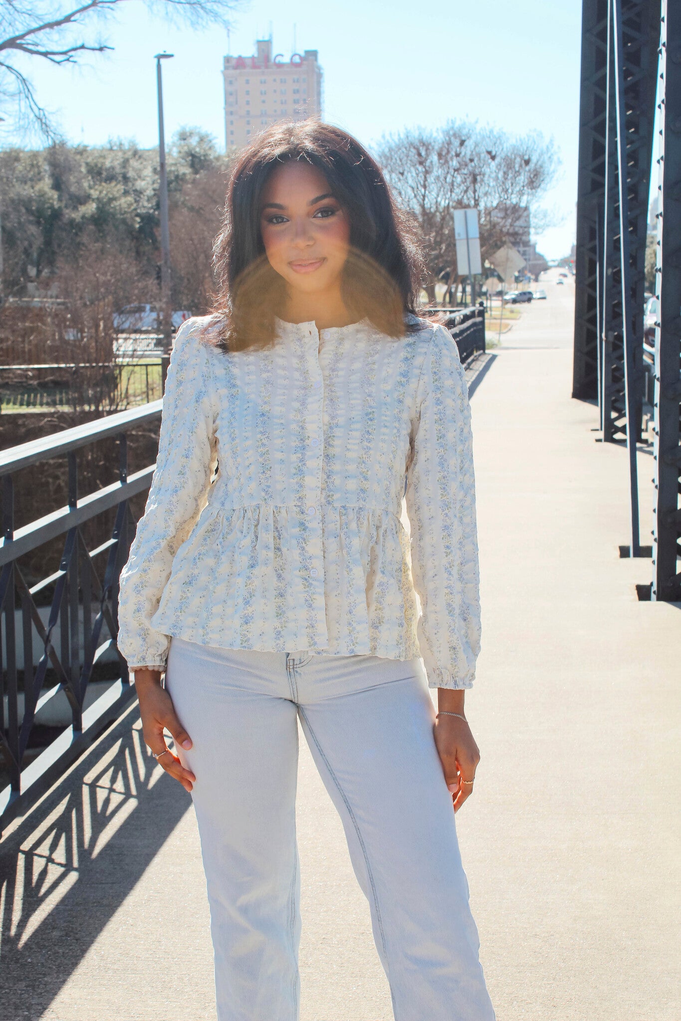 Romantic Ruffle Blouse