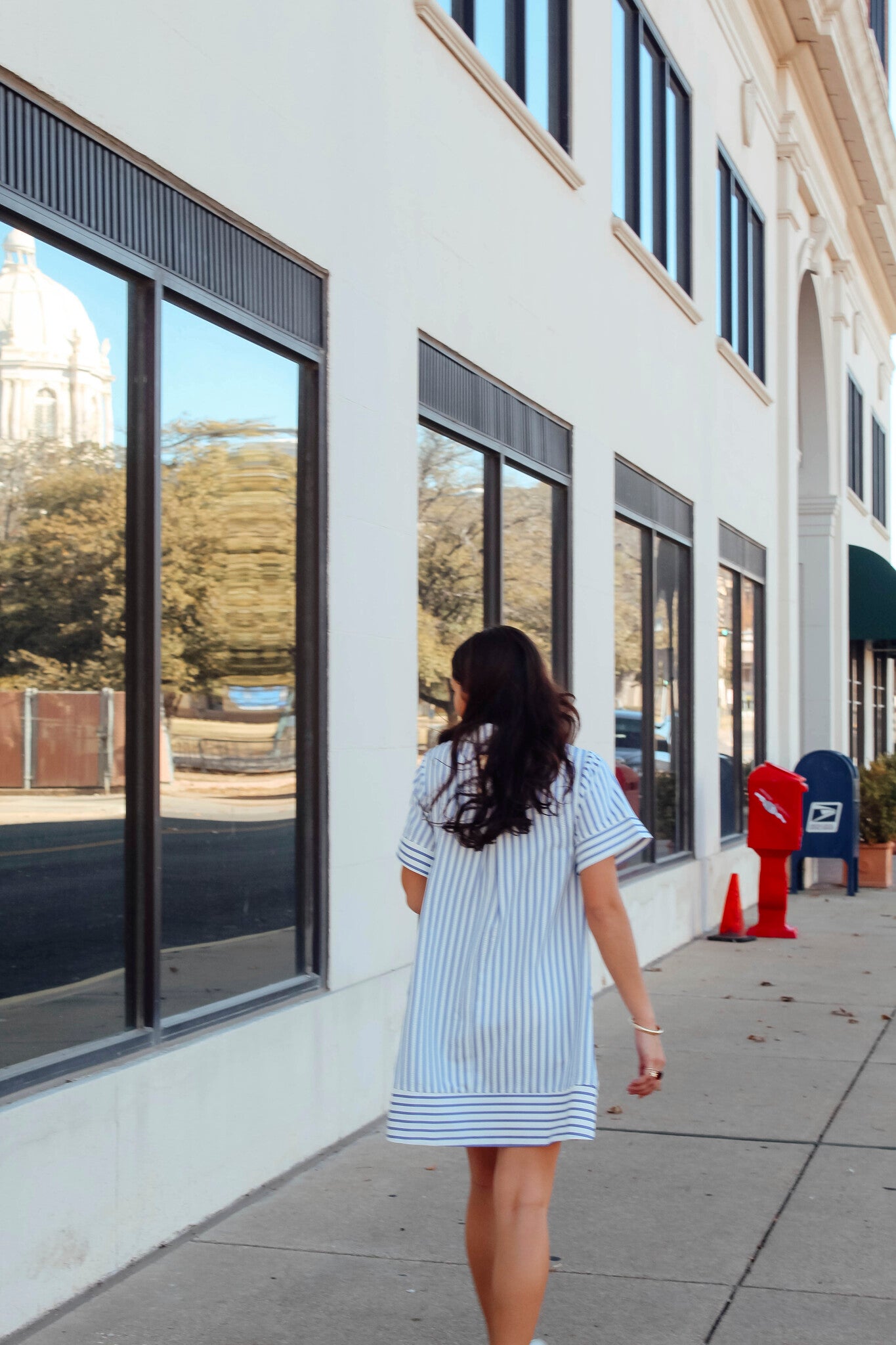 Blue Stripe Dress