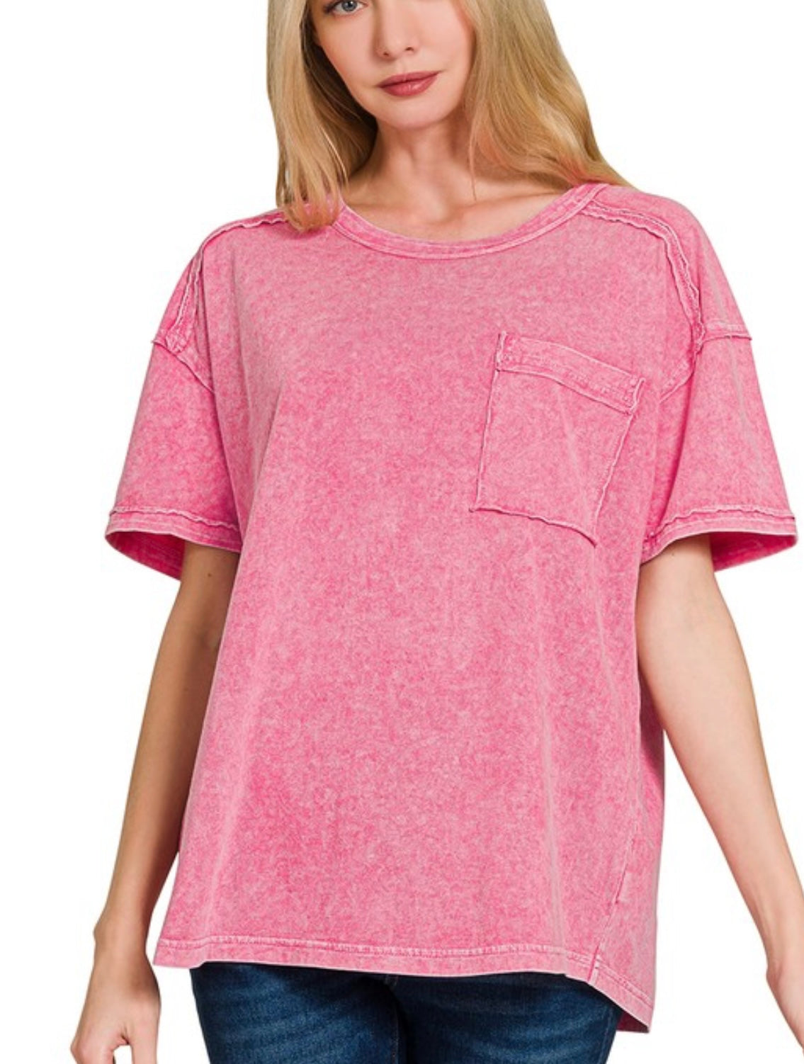 Red Halo Washed Tee