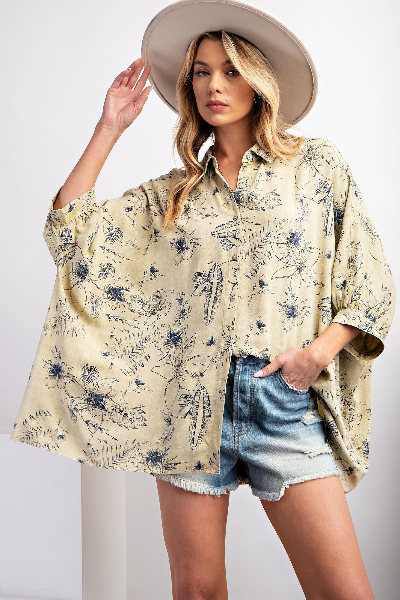 Hawaiian Dolman Top