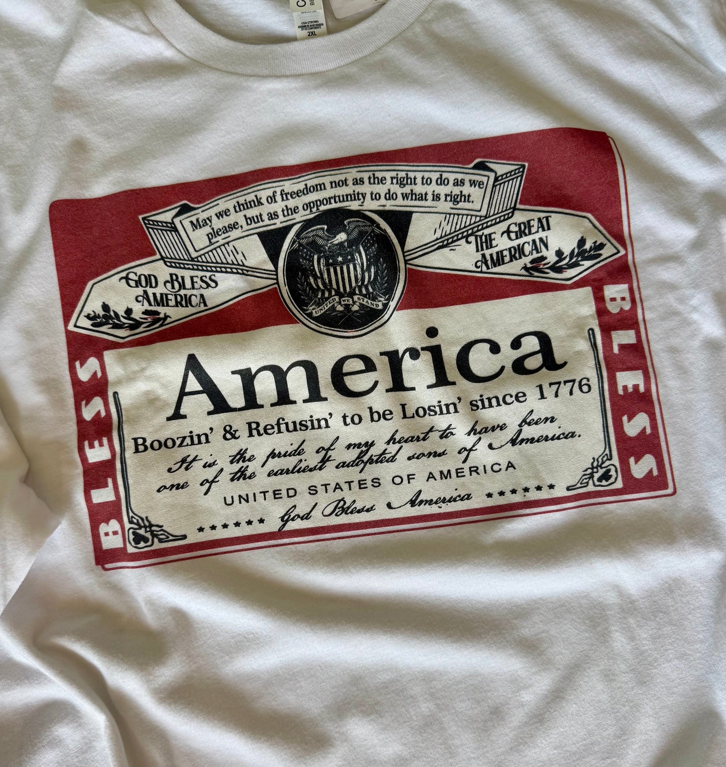 Boozin & Refusin Tee