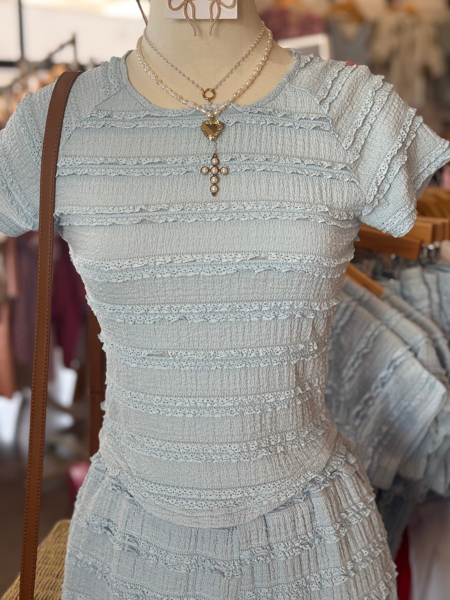 Ruffle Lace Top
