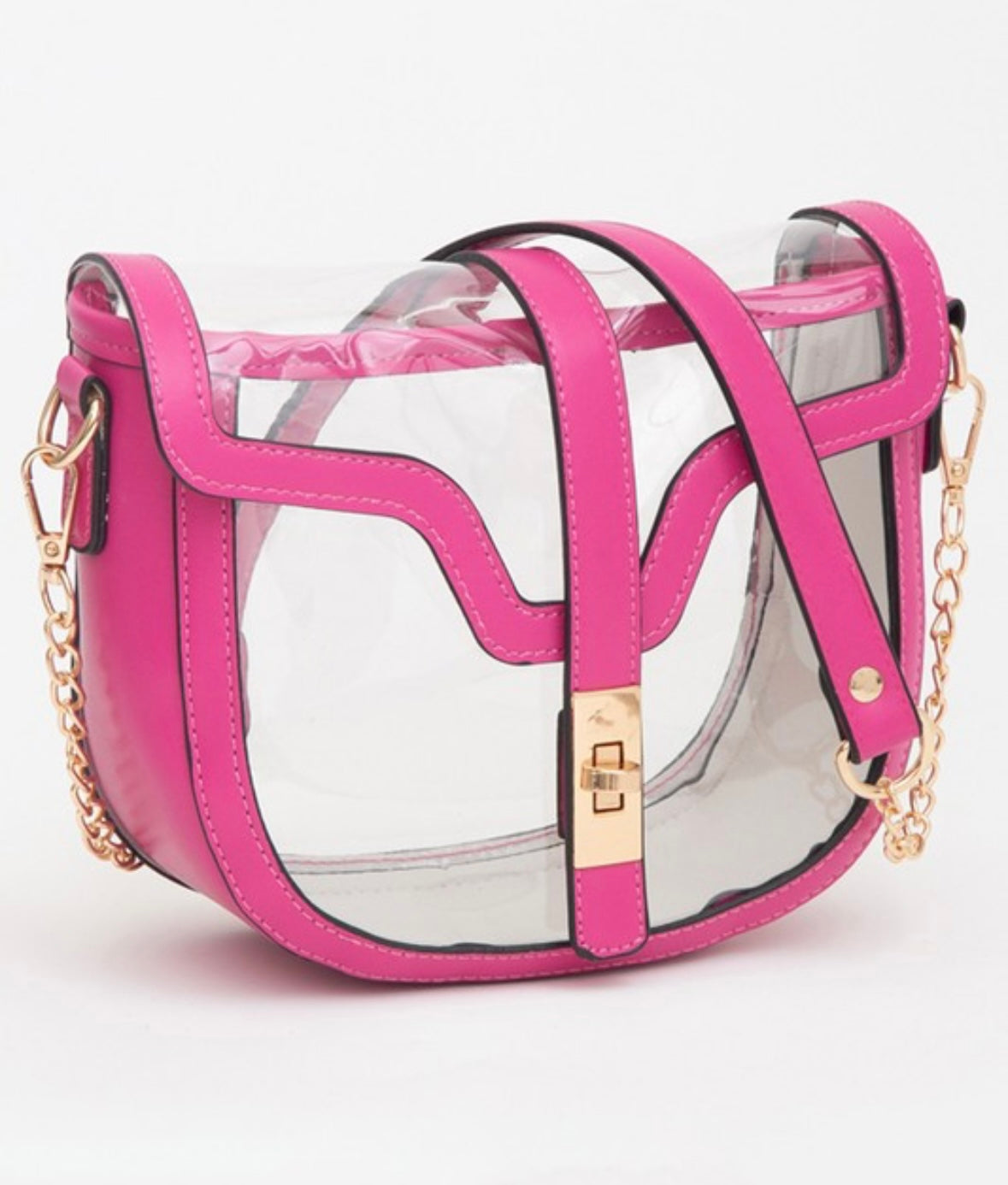 Clear Saddle Bag