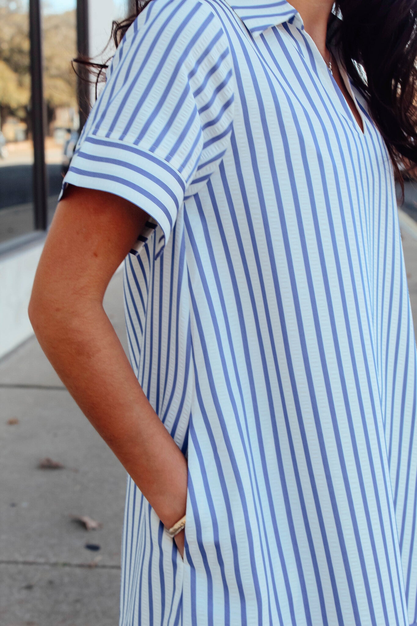 Blue Stripe Dress
