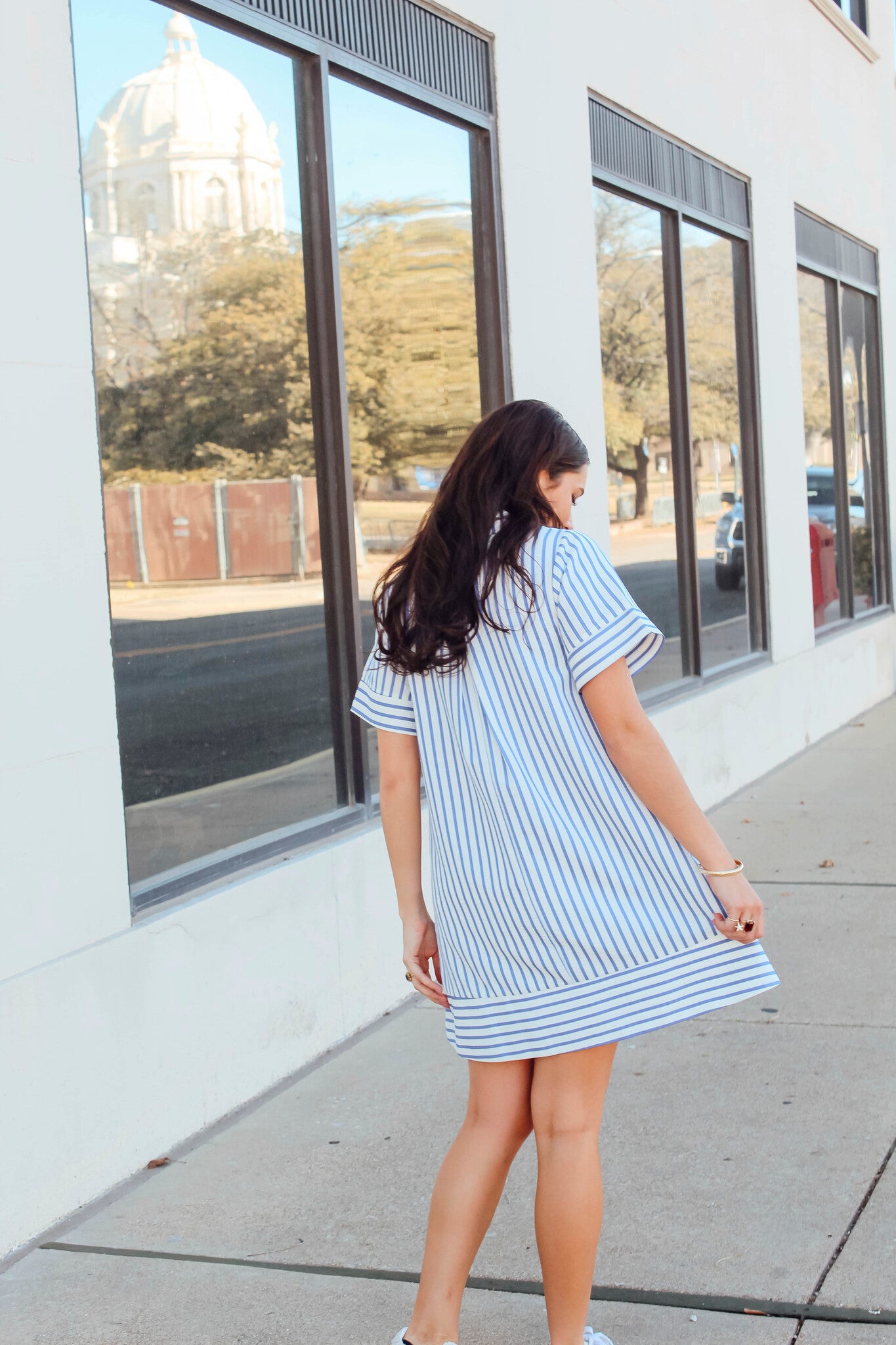 Blue Stripe Dress