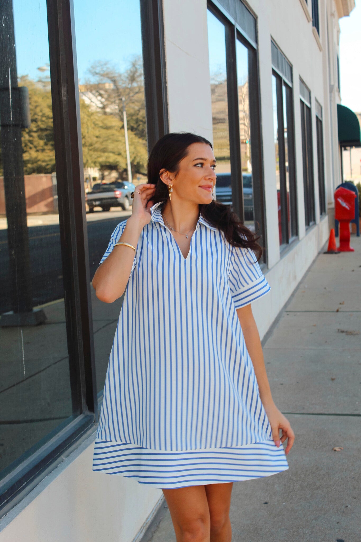 Blue Stripe Dress
