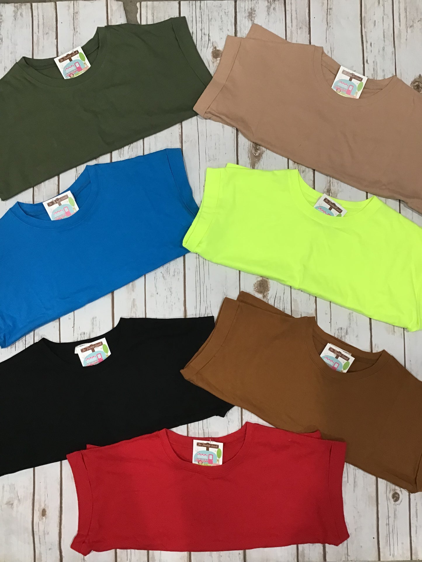 Folded Sleeve Crop