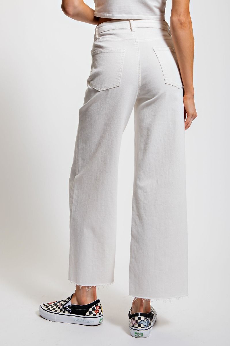 White Wide Leg Jeans