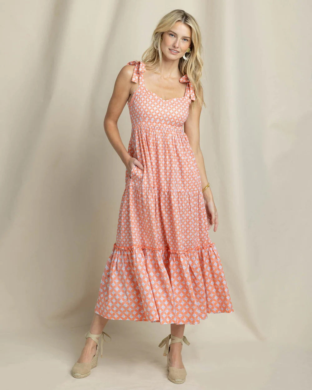 Sylvi Sun Daze Geo Print Maxi Dress