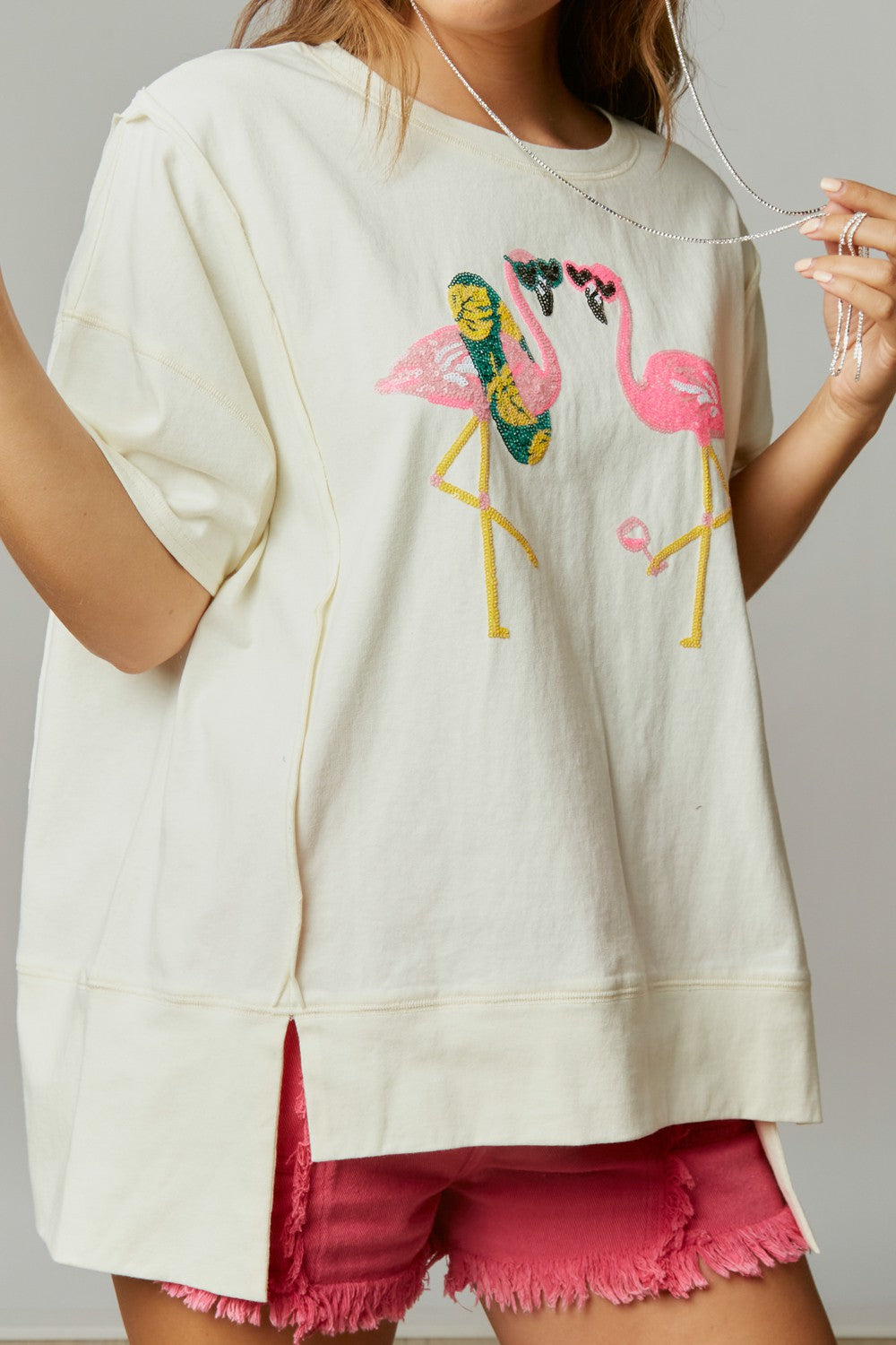 Flamingo Jersey Tee