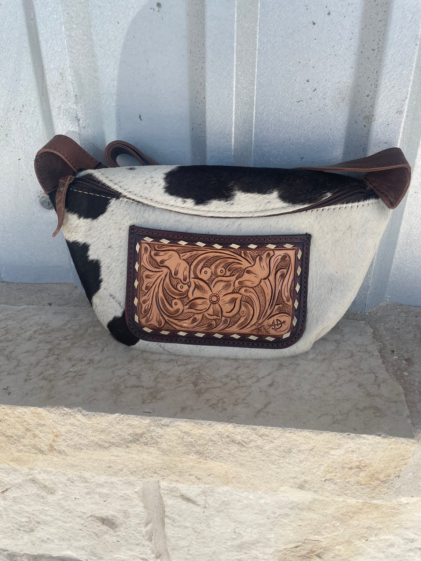 Cowhide Leather Fanny Pack