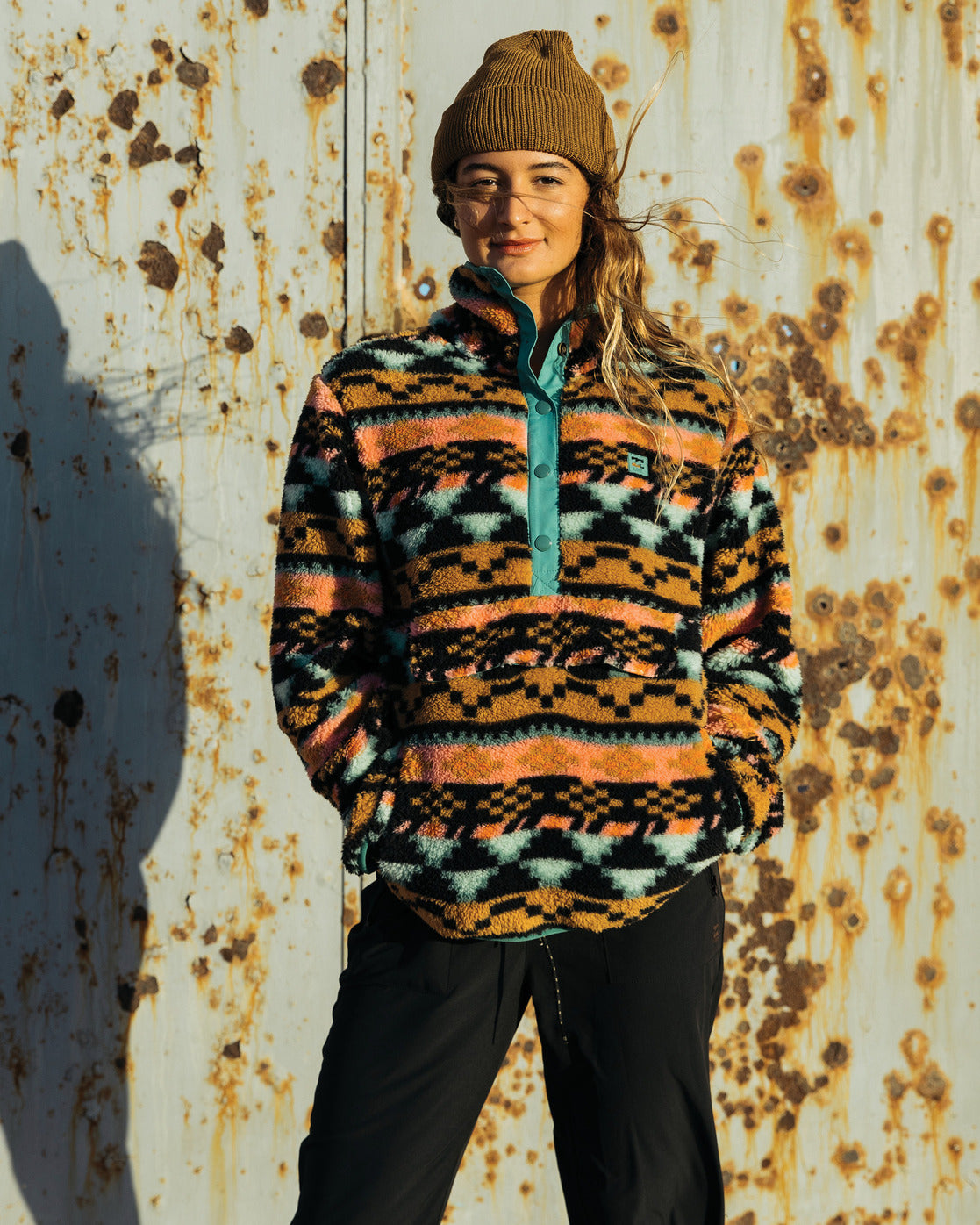 Switchback Mock Neck Fleece