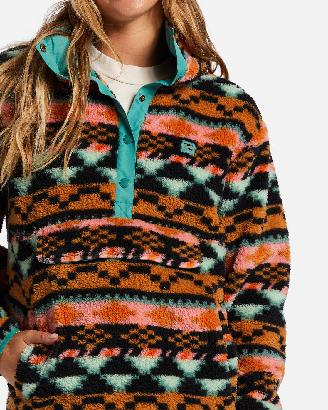 Switchback Mock Neck Fleece