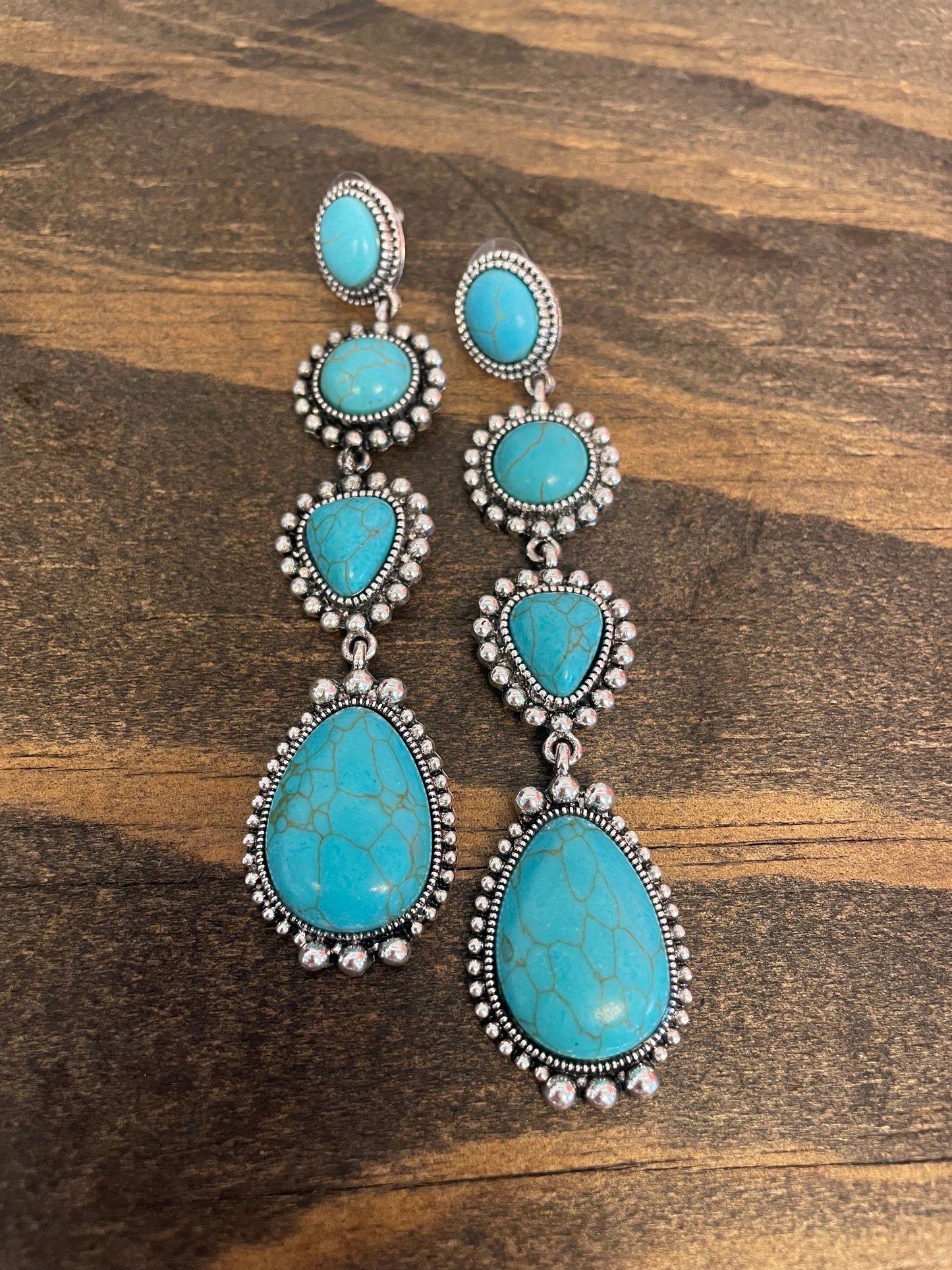 Dangle Turquoise Earrings