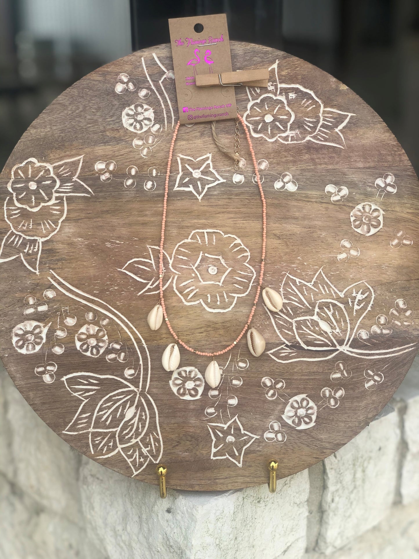 PF Peachy Shell Necklace