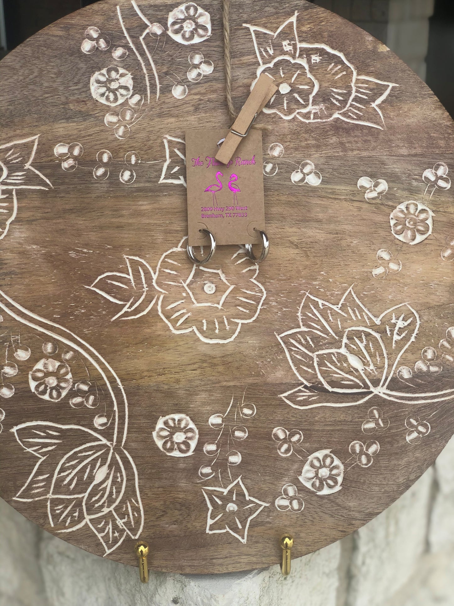PF Small Silver Hoops