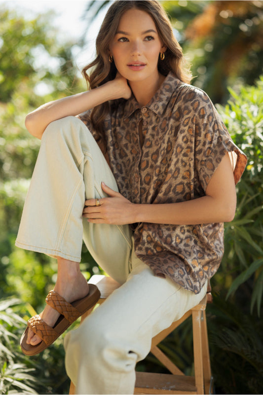 Toffee Leo Top