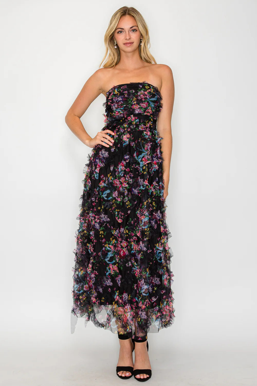 Whisper Bloom Maxi Dress