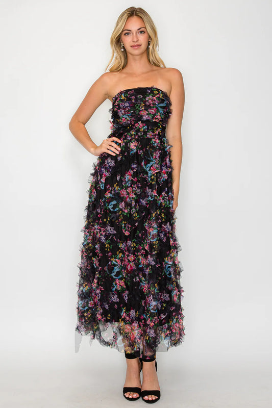 Whisper Bloom Maxi Dress