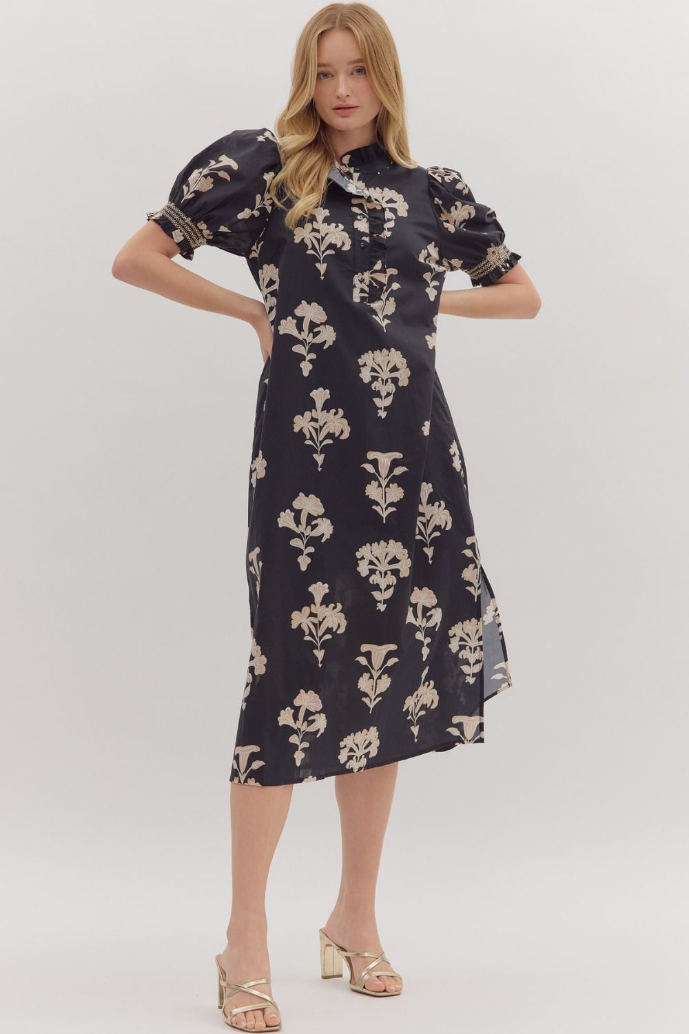Botanical Midi Dress