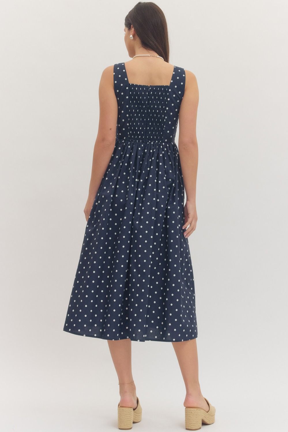 Polka Dot Sleeveless Dress
