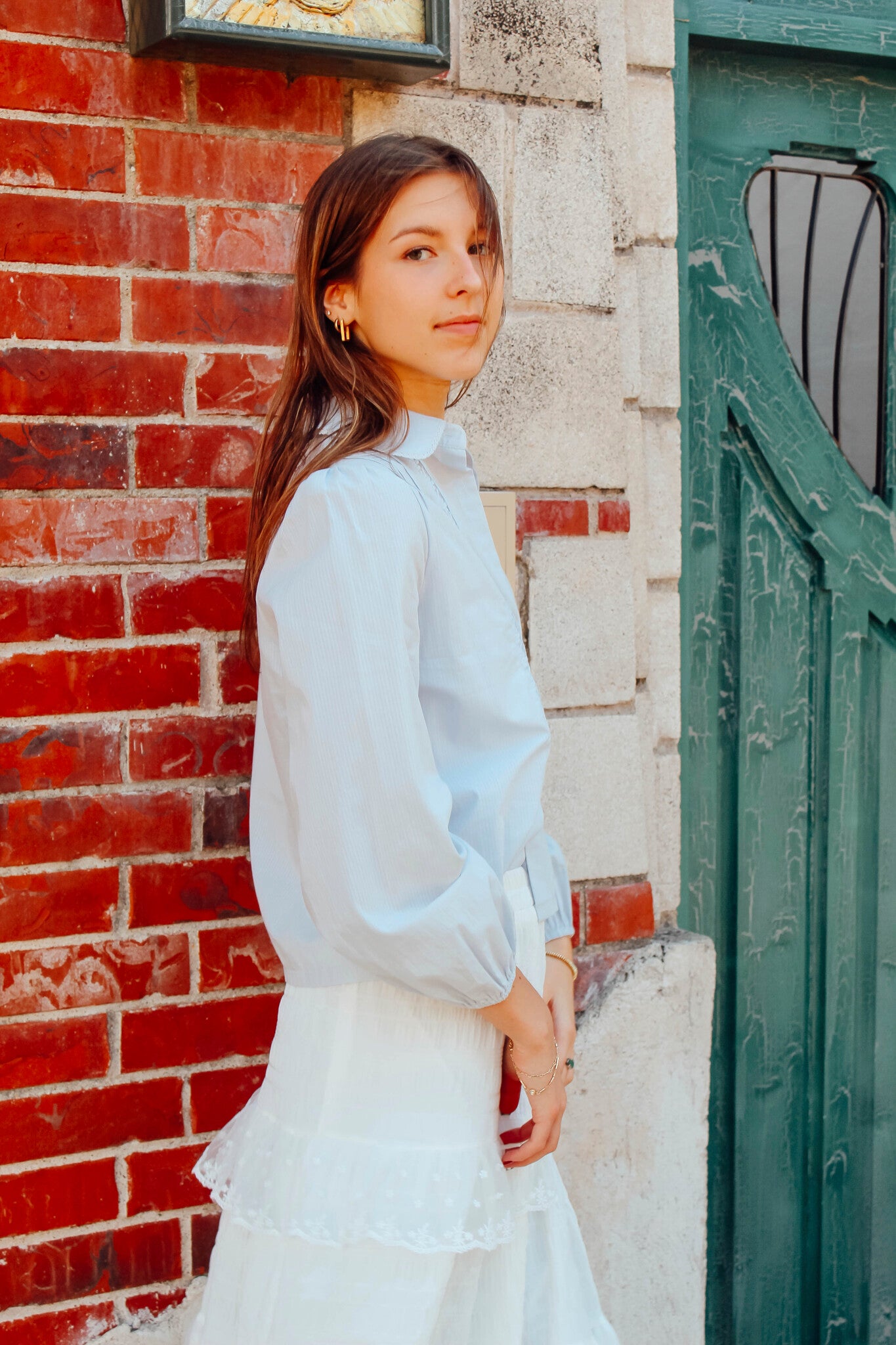 Lace Collar Blouse