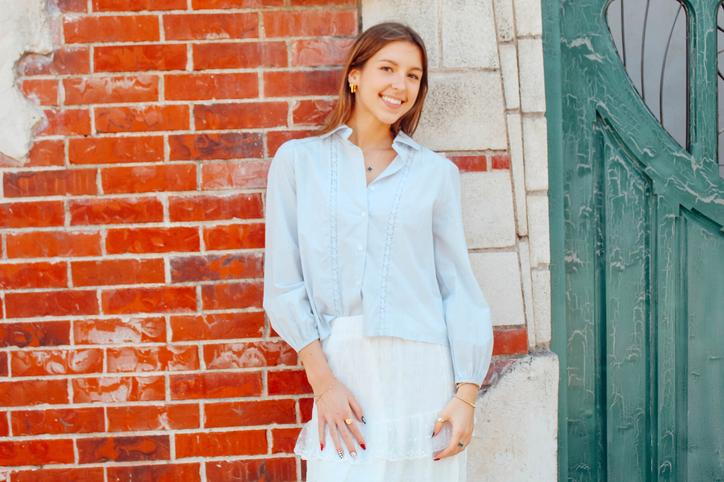 Lace Collar Blouse