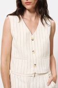 Ersilia Creme Vest