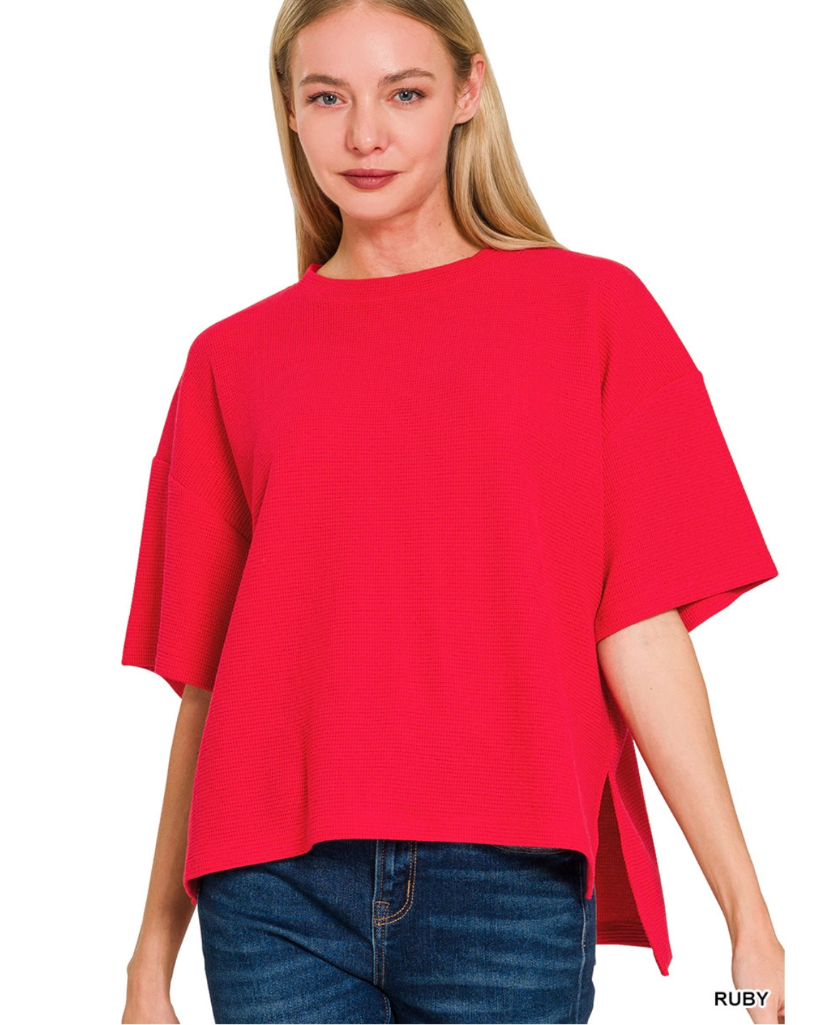 Short Sleeve Double Knit Tee