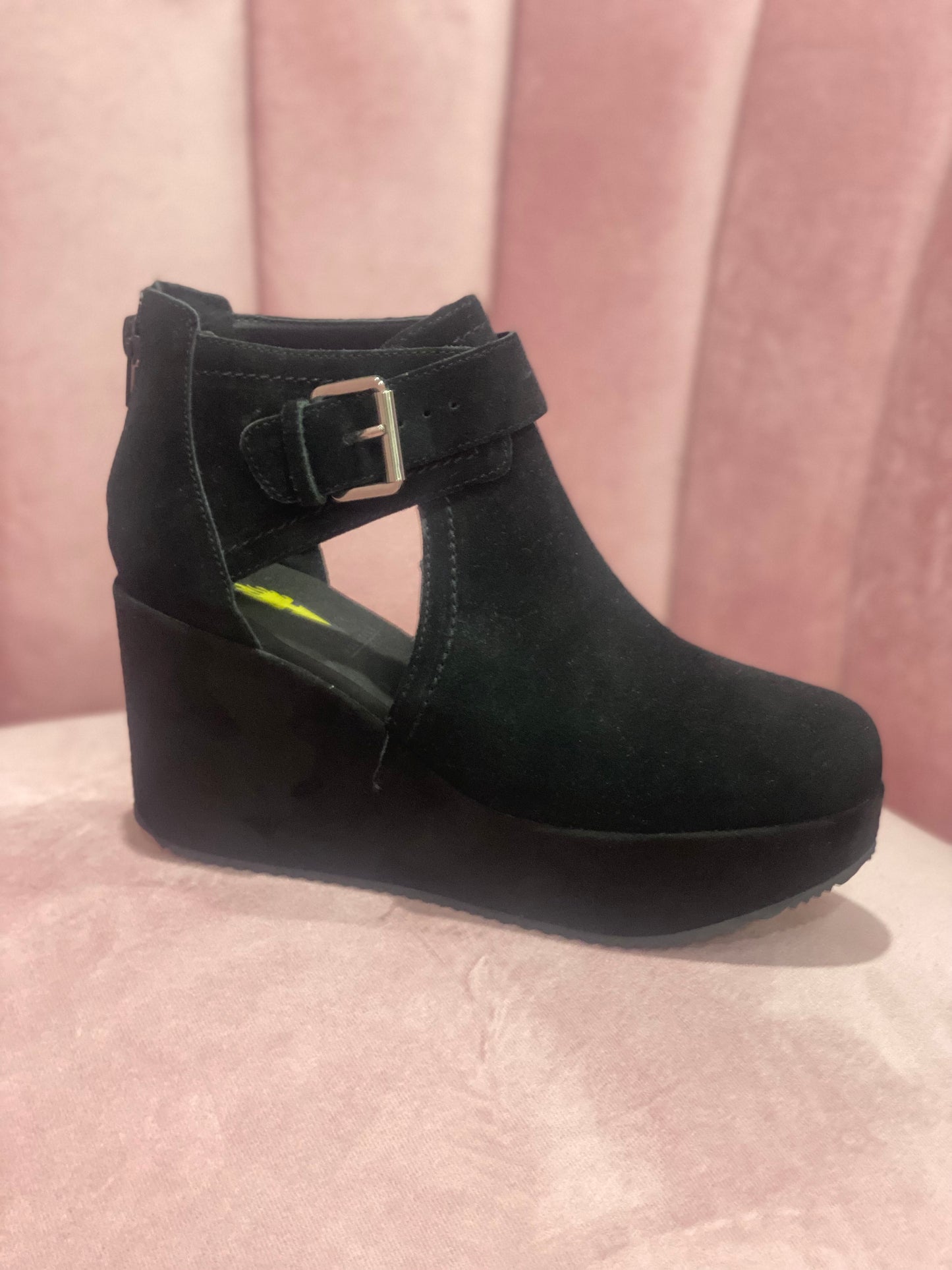 Suede Wedge