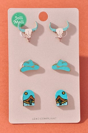 Western Wood Stud Set