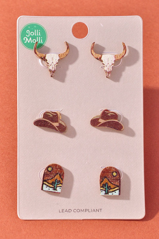 Western Wood Stud Set