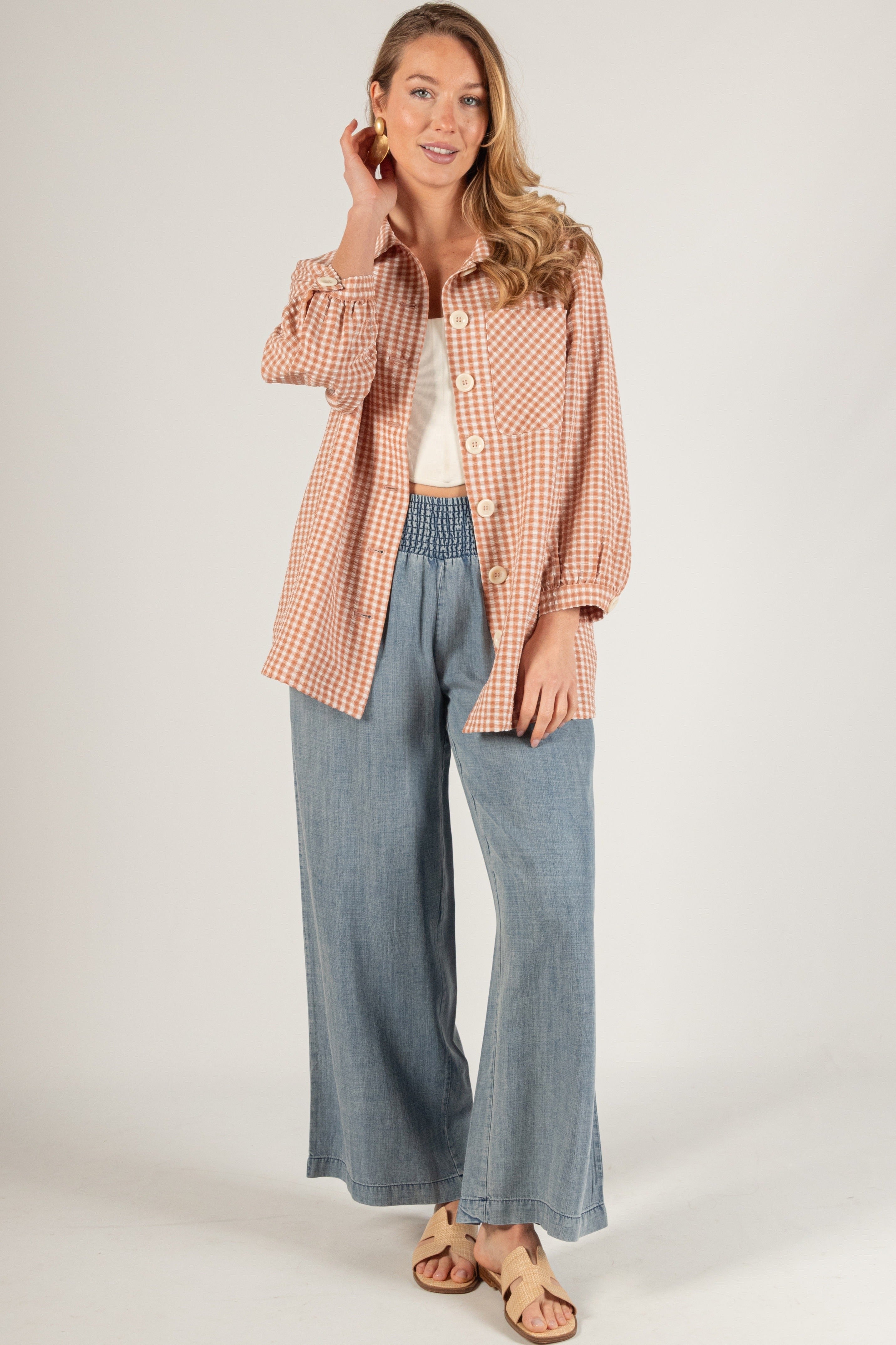 Charlotte Gingham Top