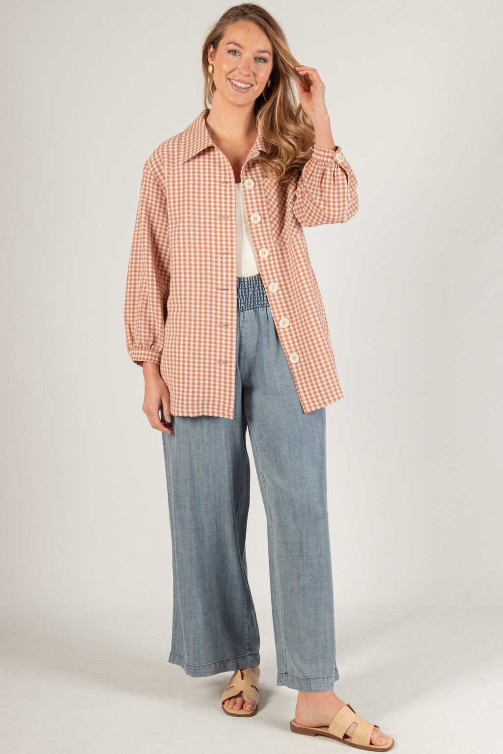 Charlotte Gingham Top