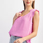 Charli Ruffle Sleeve Tank