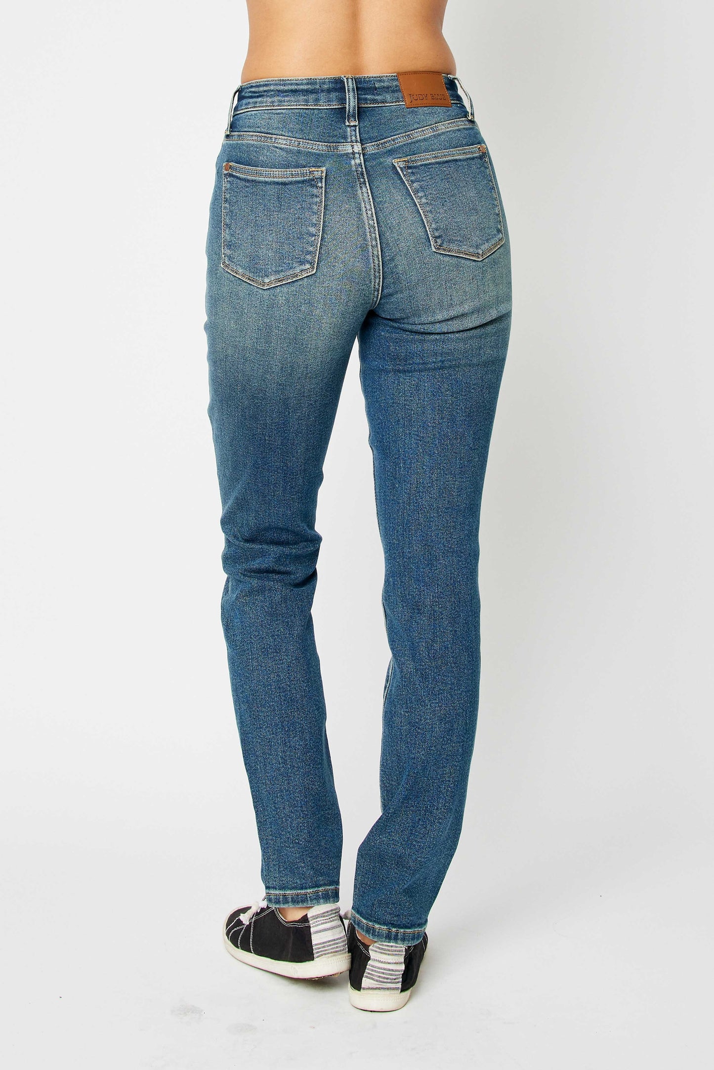 High Waist Pocket Jeans