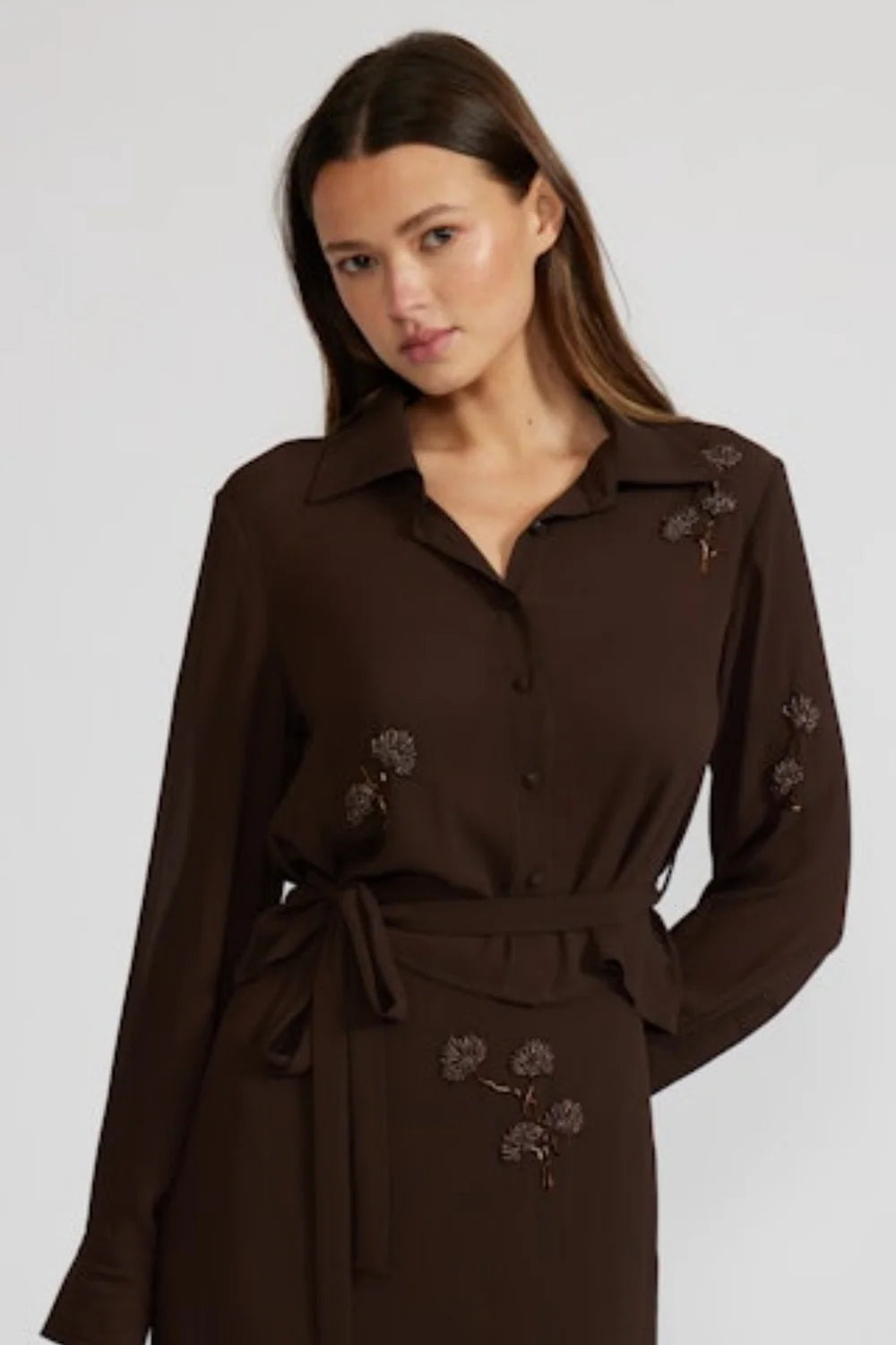 Zayn Beaded Espresso Top