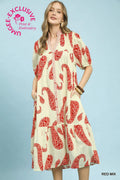 Paisley Midi Dress