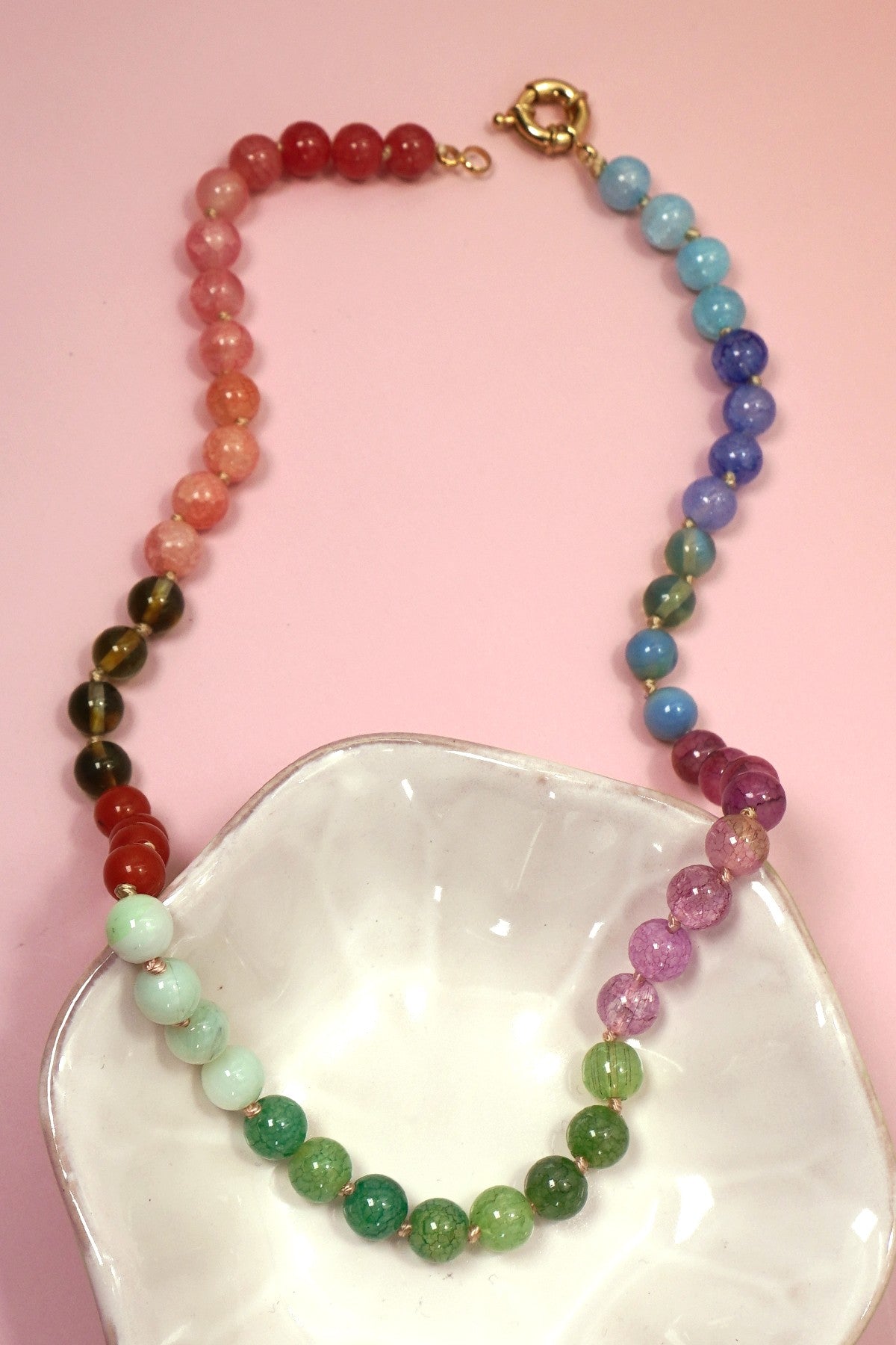 PF Multi Glass Necklace