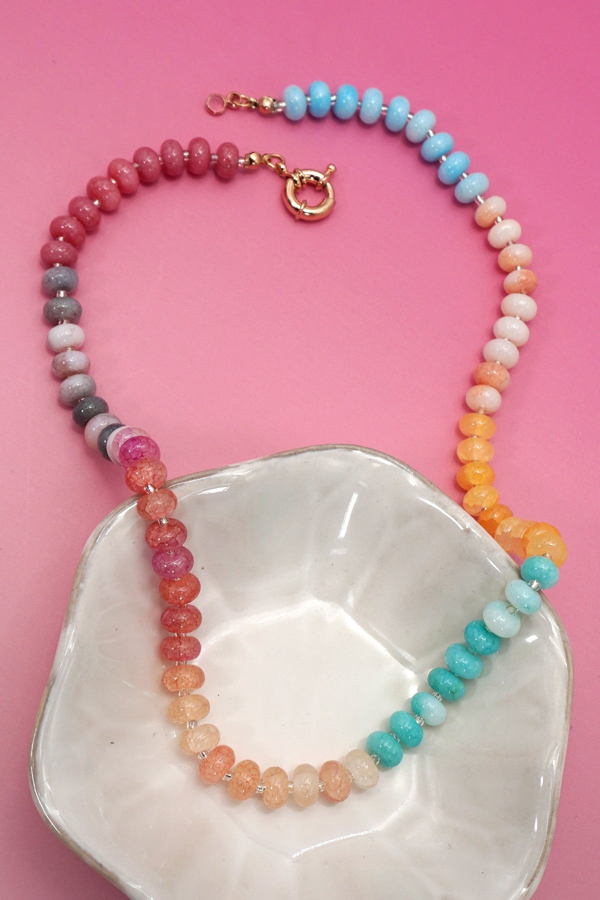 PF Multi Glass Necklace
