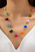 PF Hearts Multi Necklace
