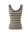 Agapanthe Tank Top - Navy blue stripe