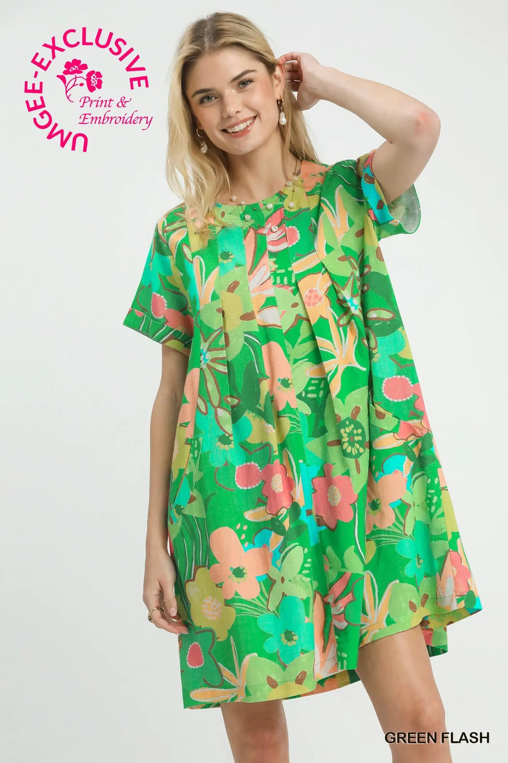 Green Flash Dress