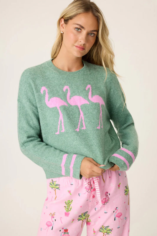 Flamingo Snuggle Sweater