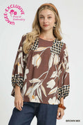 Brown Mix Top