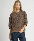 Animal Jacquard Top