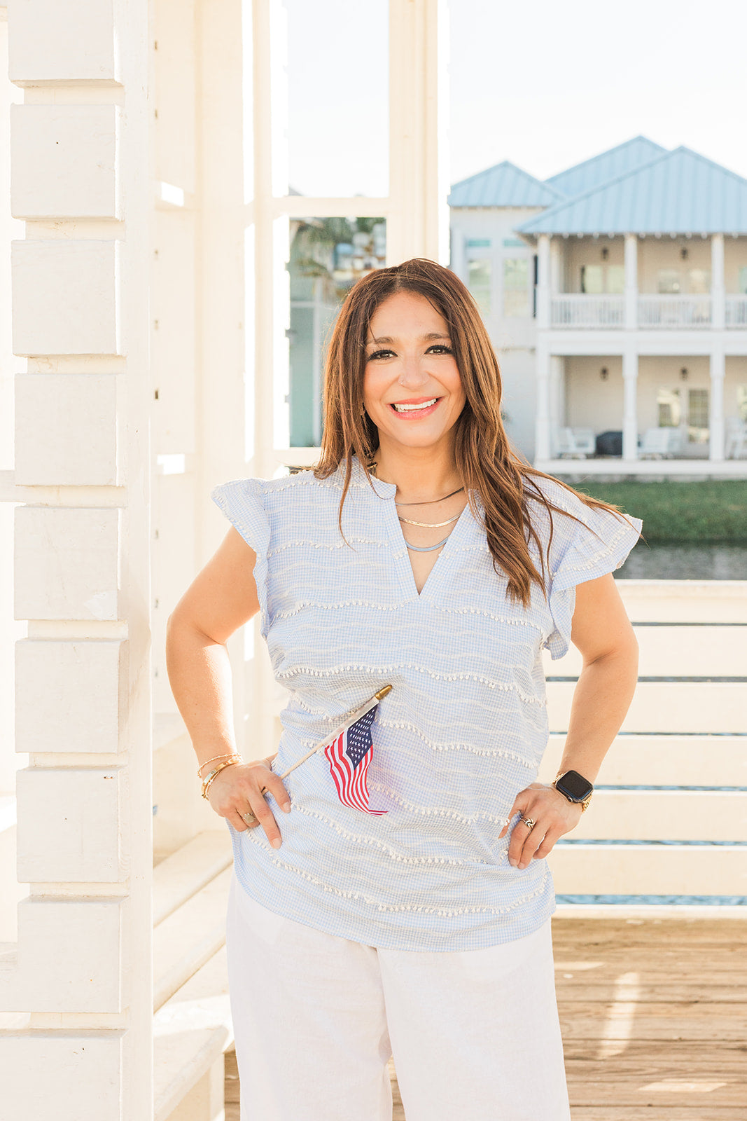 Scarlet Blue Layerz Top