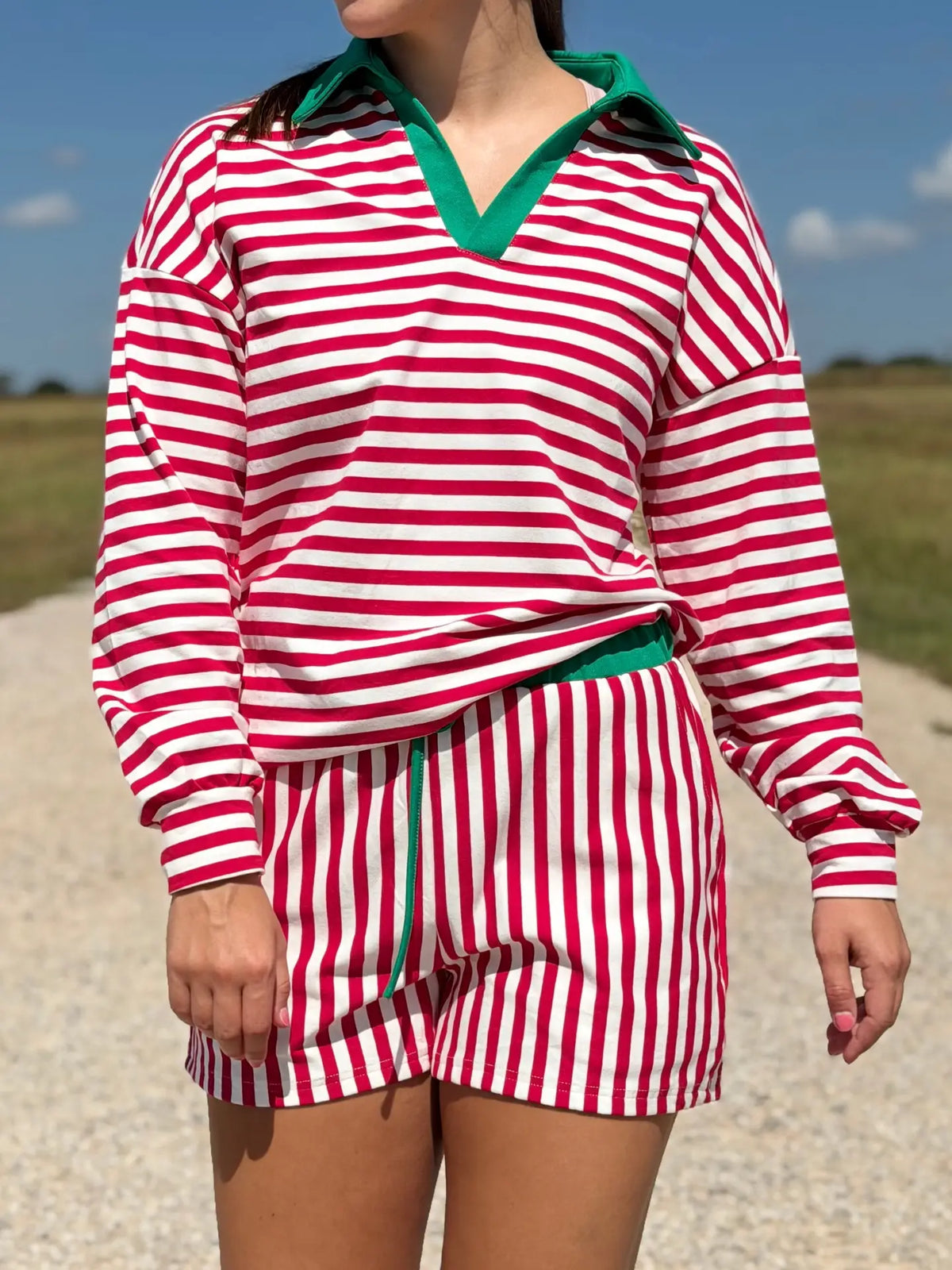 Candy Striped Pullover