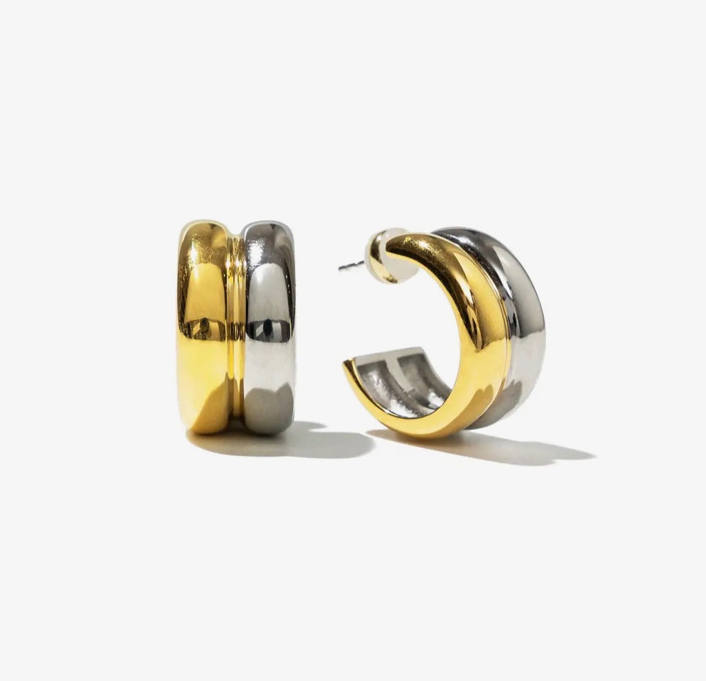 Twin Tone Hoops