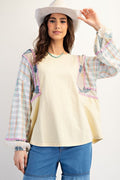 Dijon Mix Print Top